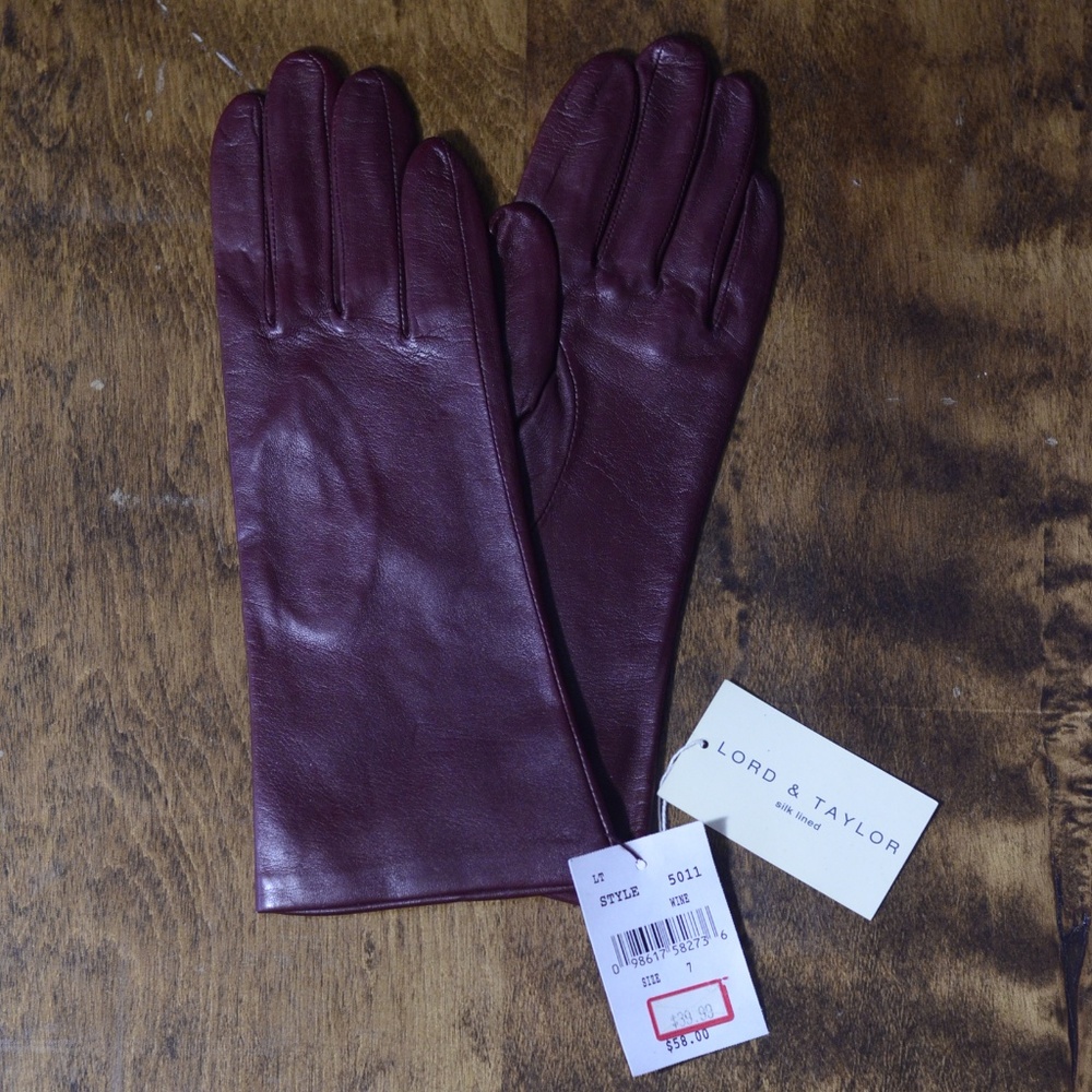 Silk Lined Leather Gloves